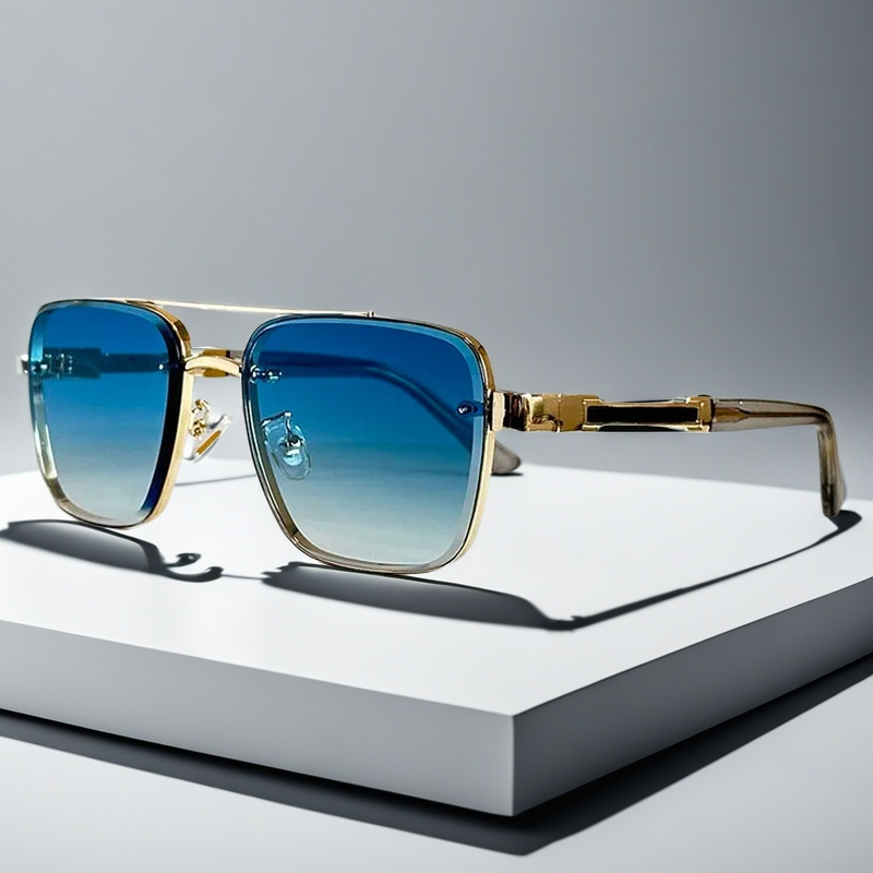 Men's Square-Frame Gradient Sunglasses product photo 8