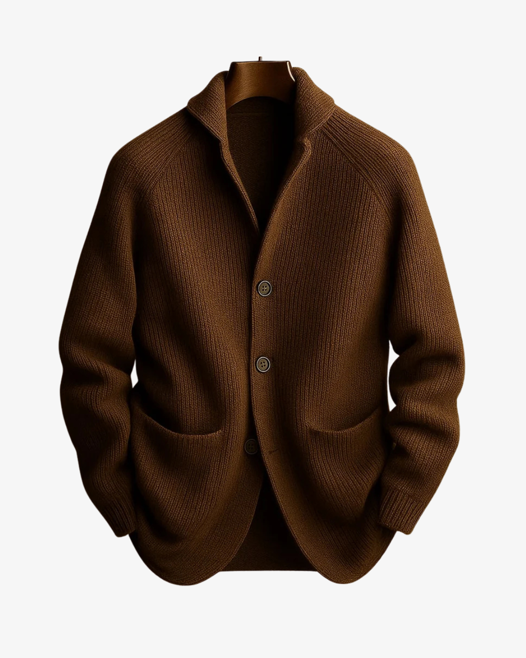 Tobias | Men's Tailored Button-Front Knit Cardigan