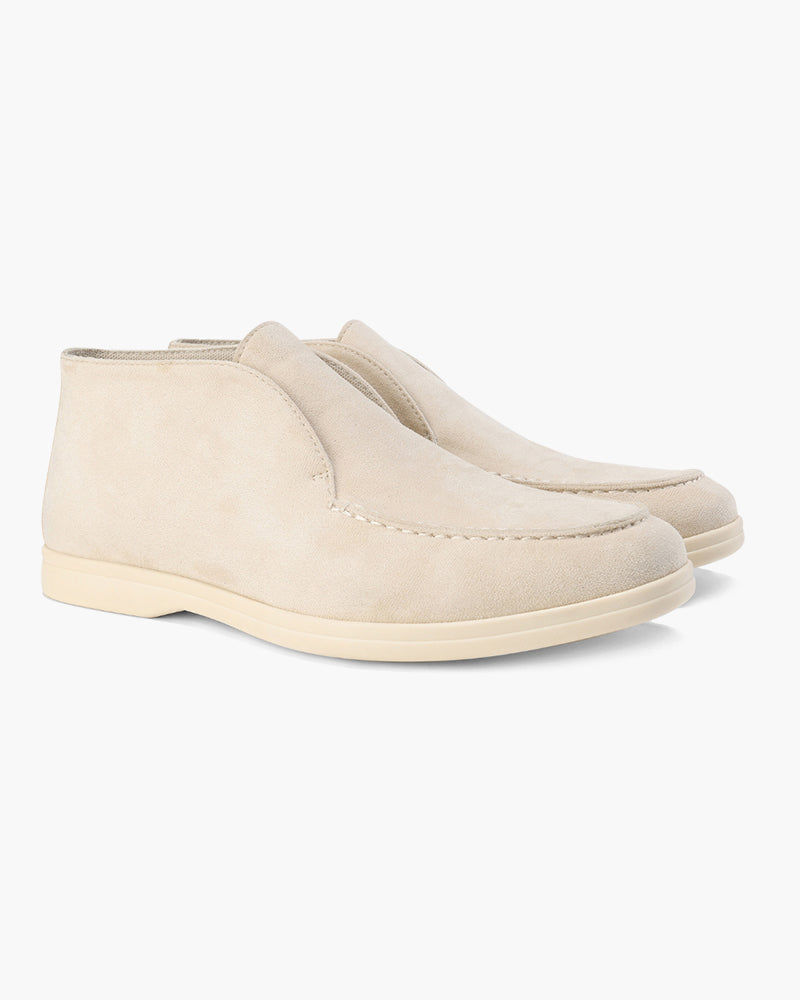 Loafer Calf Suede Slip On Stitched Upper