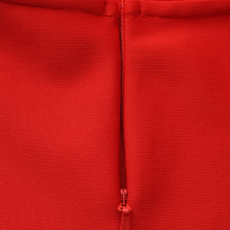 Women’s Elastic Strapless Maxi Dress with Neck Detail