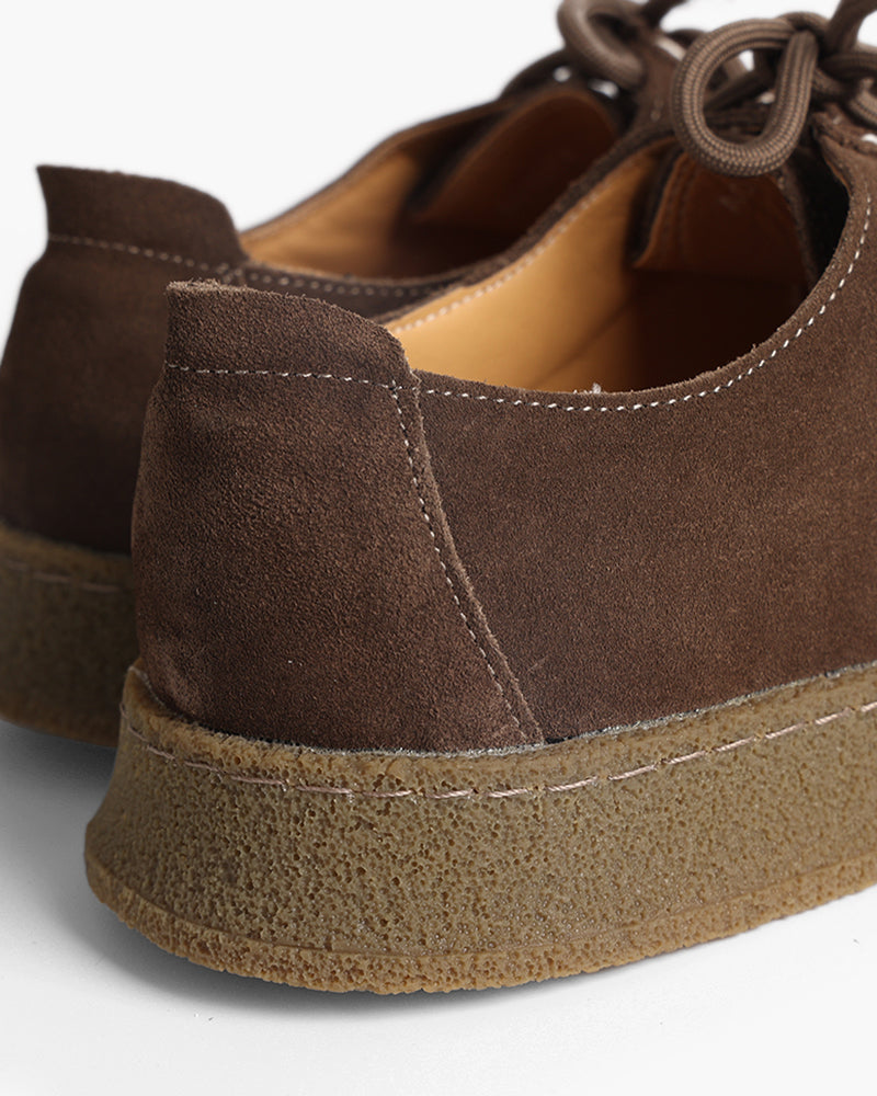 Shoe Suede Lace Up Rubber Sole