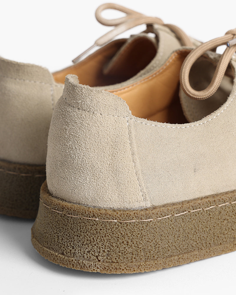 Shoe Suede Lace Up Rubber Sole