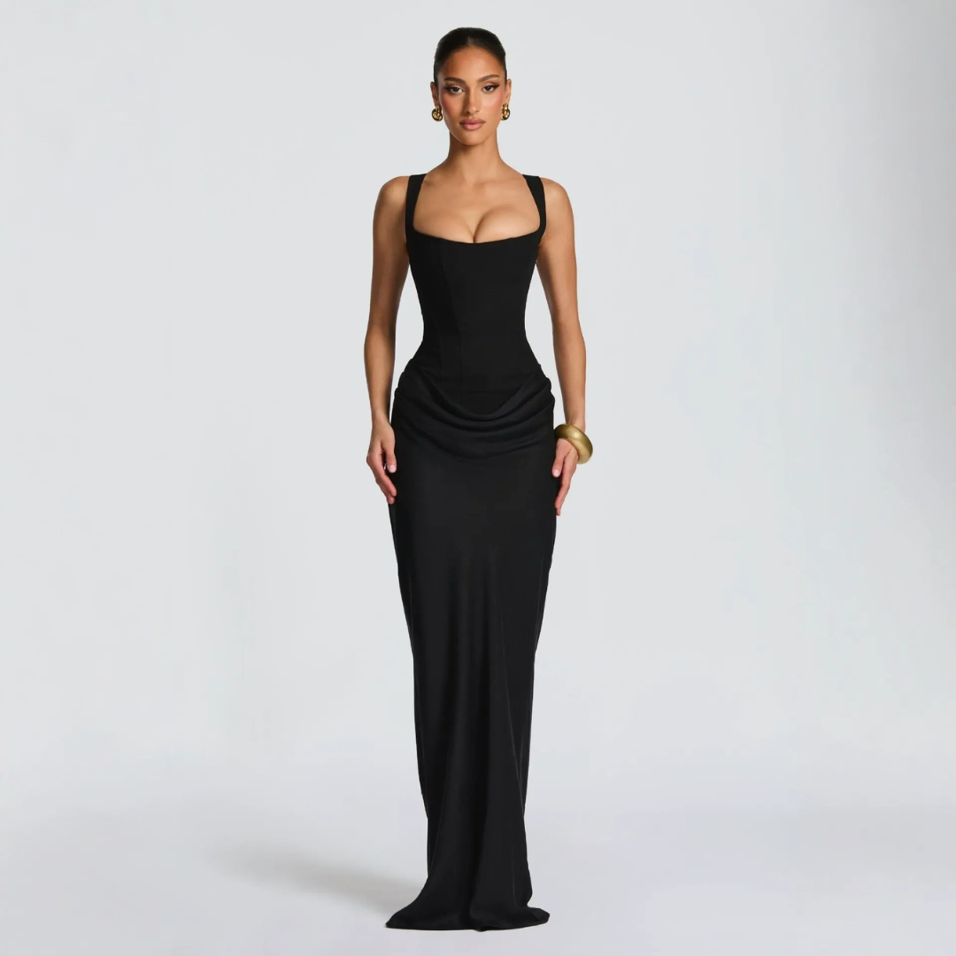 Maxi Slip Dress Women Sleeveless Bodycon Formal Evening Dress