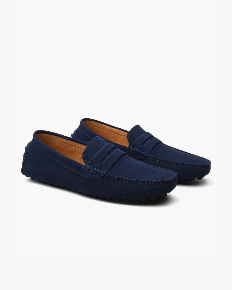 Loafer Suede Penny Slip On Driving Moccasin Sole