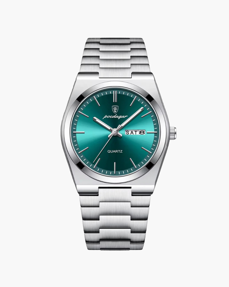 Watch Chronograph Stainless Steel Bracelet Marine