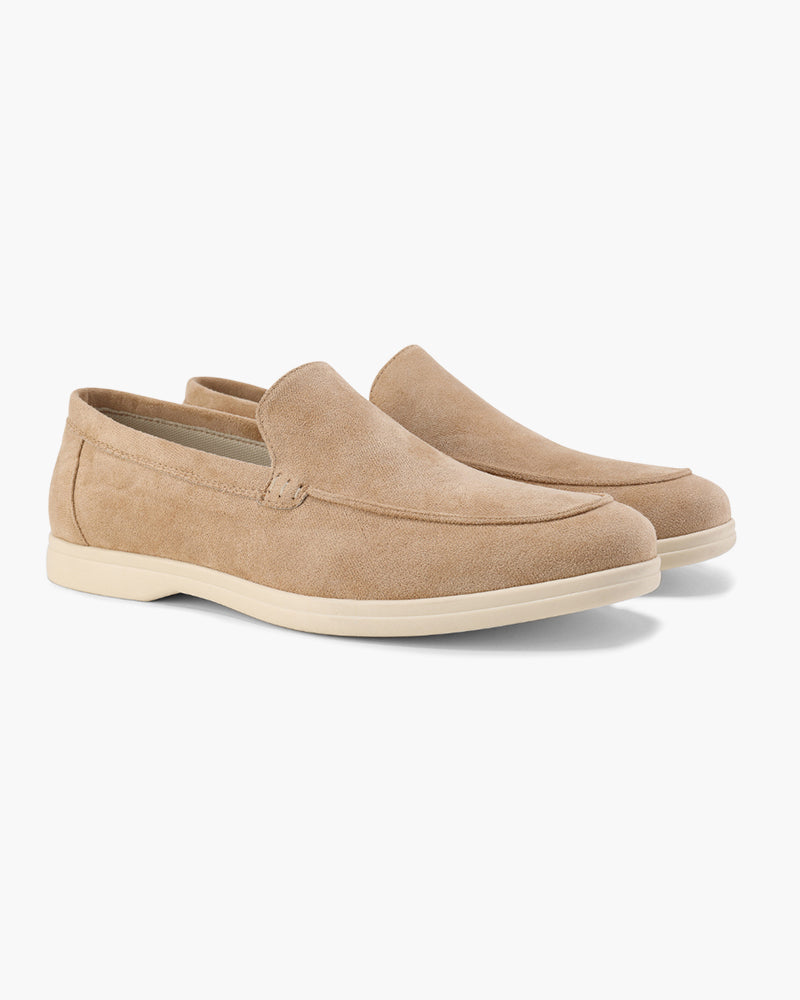 Suede Loafers Men Slip On Casual Summer Shoes