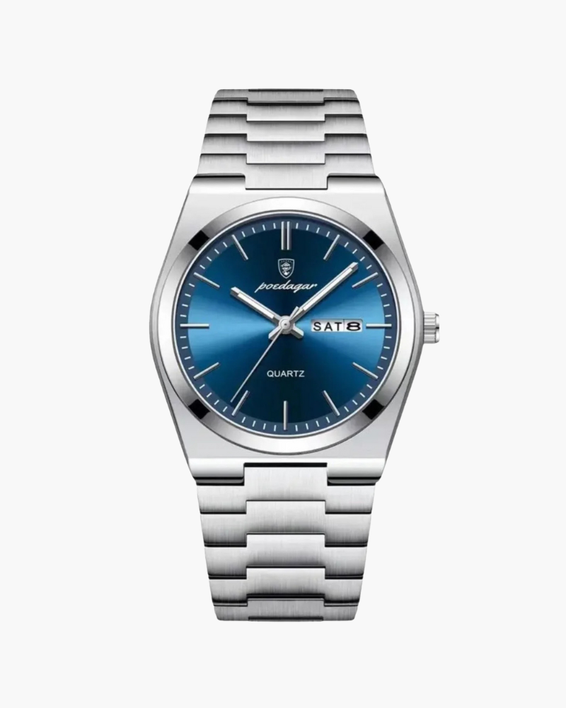 Watch Chronograph Stainless Steel Bracelet Marine