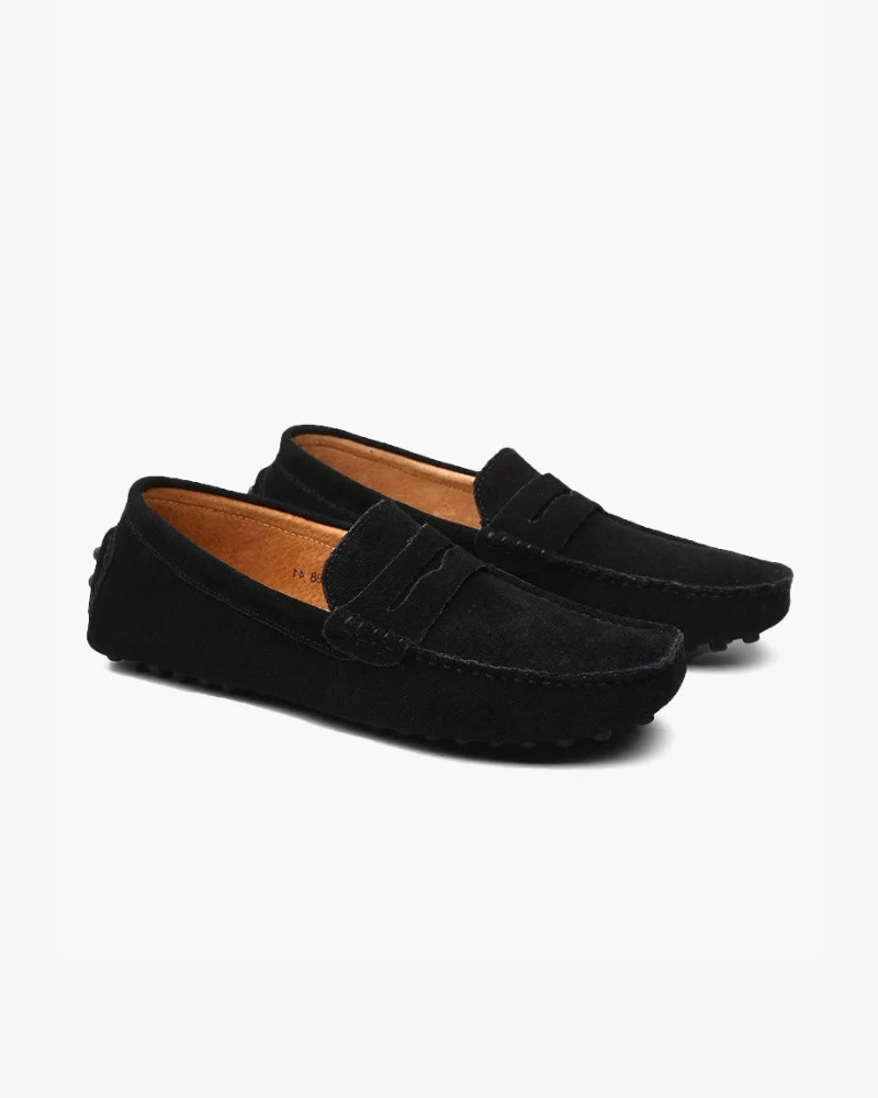 Loafer Suede Penny Slip On Driving Moccasin Sole