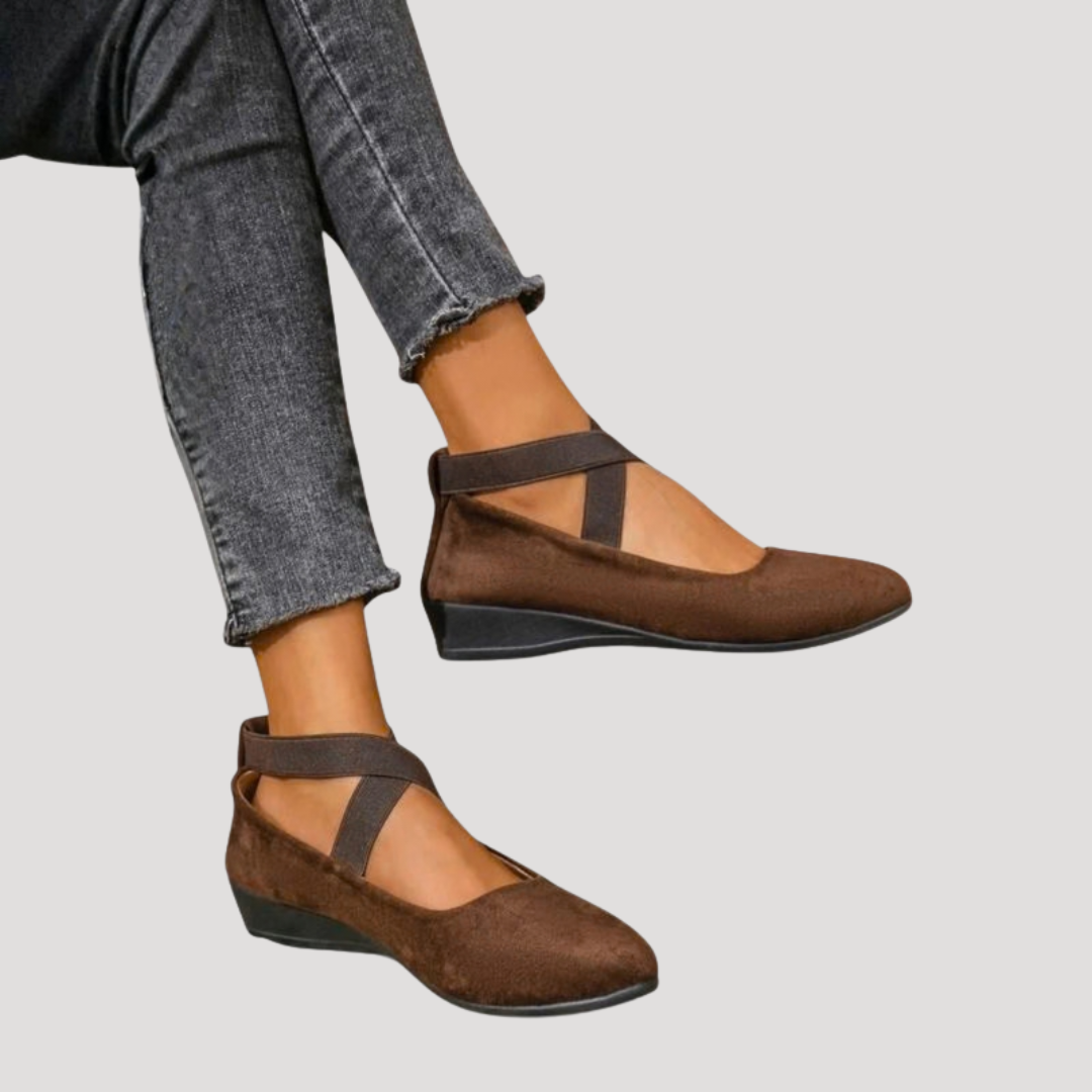 Wedge Sandals Women Strappy Closed Toe Summer Shoes