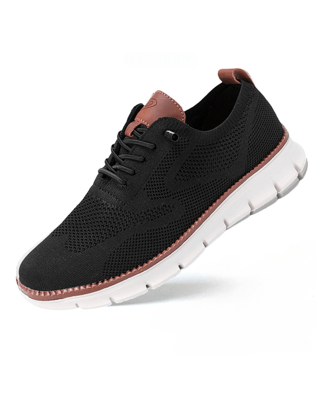Jasper | Men's Knit-Look Lace-Up Trainers with Textured Sole