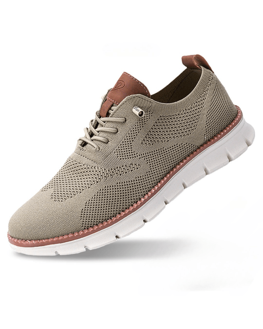 Jasper | Men's Knit-Look Lace-Up Trainers with Textured Sole