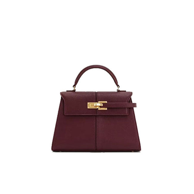 Women’s Crossbody Handbag with Gold-Tone Hardware