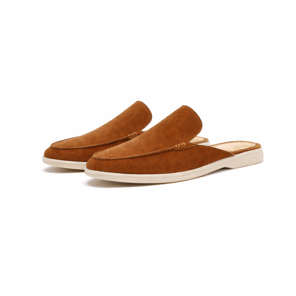 Mule Suede Open Back Slip On