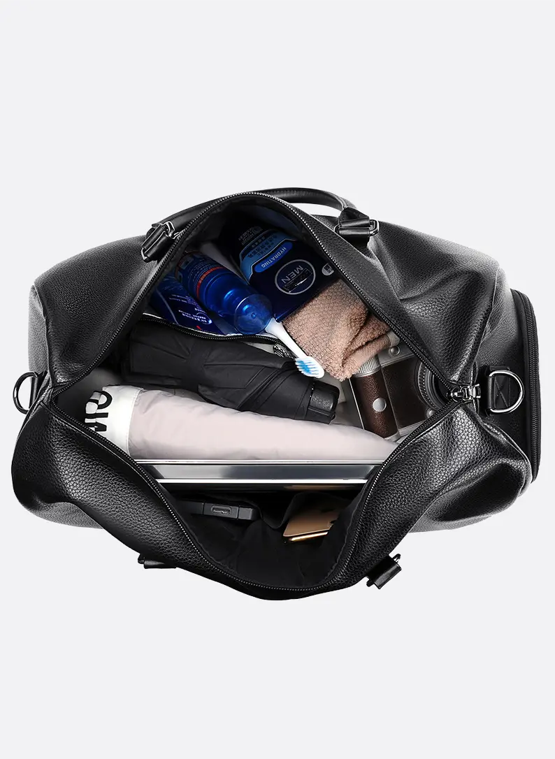 Bag Duffle Weekend Zip Detachable Shoulder Strap