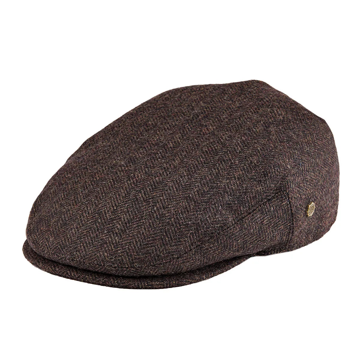 Men's Flat Cap Herringbone Texture Classic Style