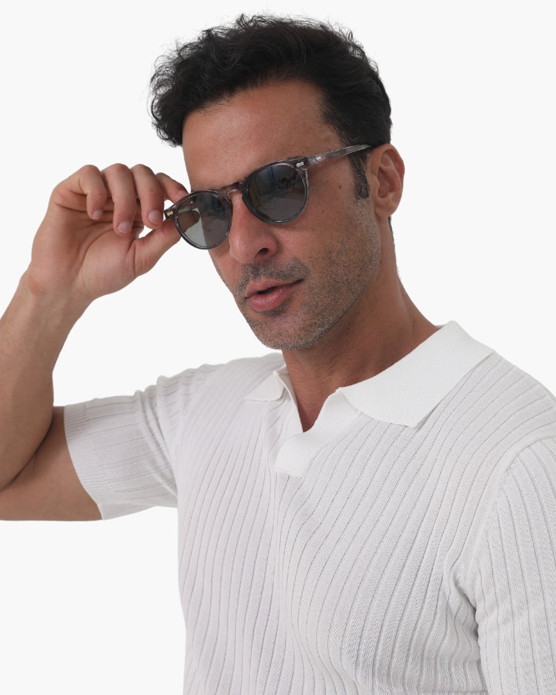 Sunglasses Round Frame Polarised UV Protection