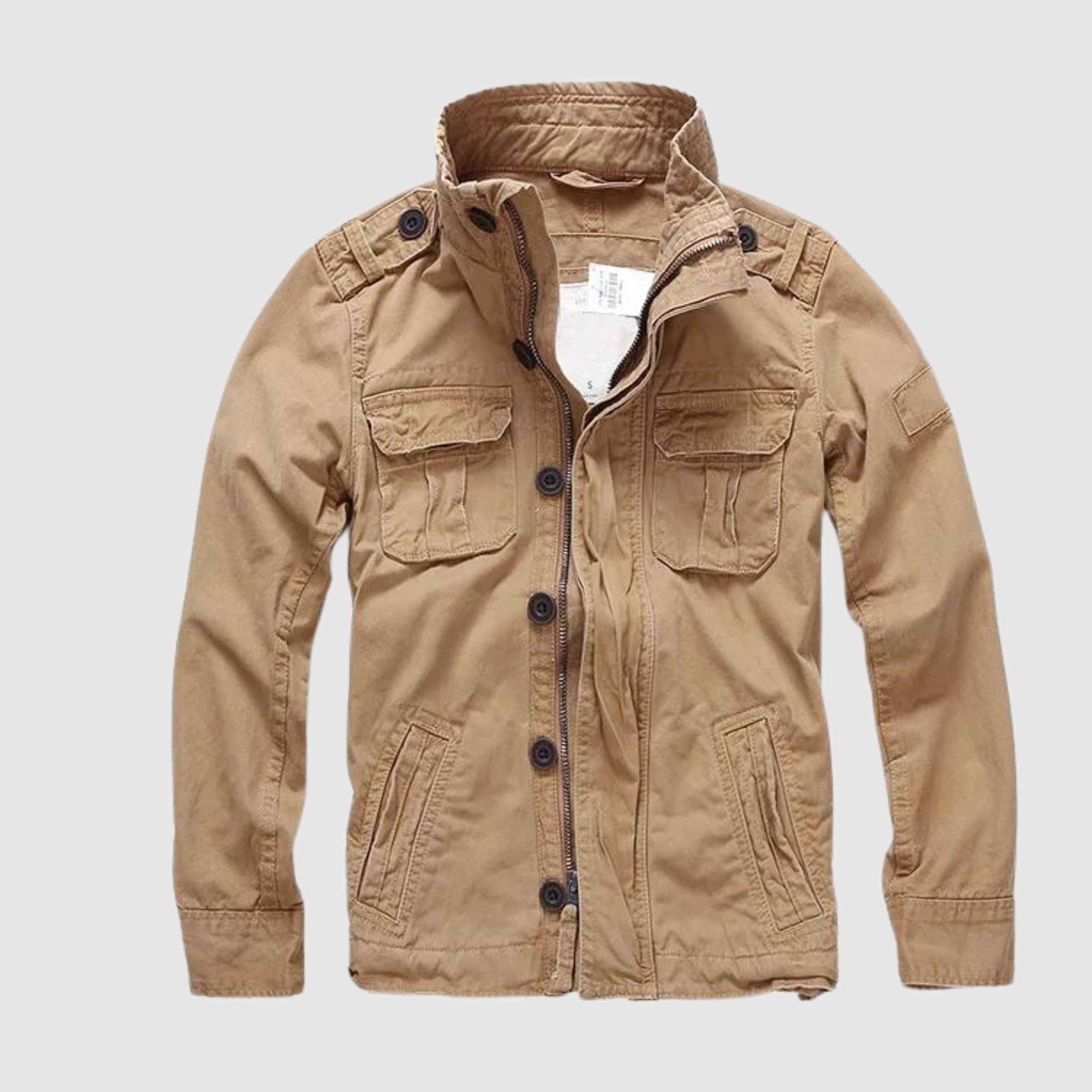 Men's Denim Jacket Utility Retro Regular Fit