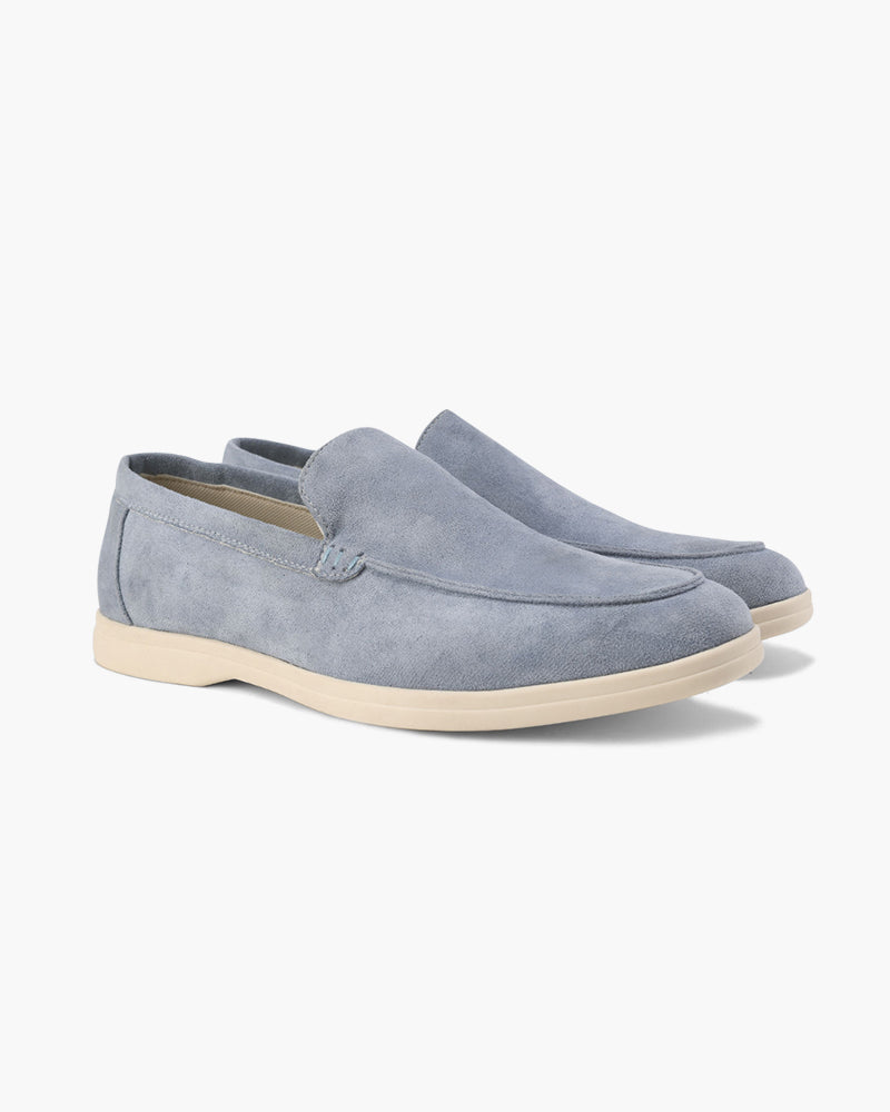 Suede Loafers Men Slip On Casual Summer Shoes