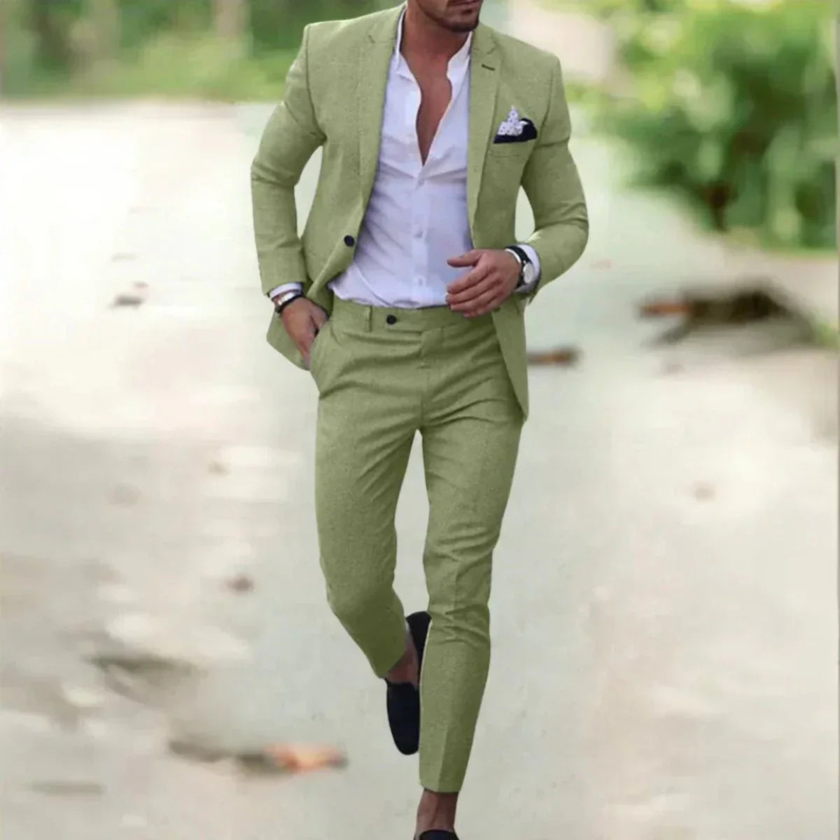 Cedric | Men's Tailored Two-Piece Notch-Lapel Suit