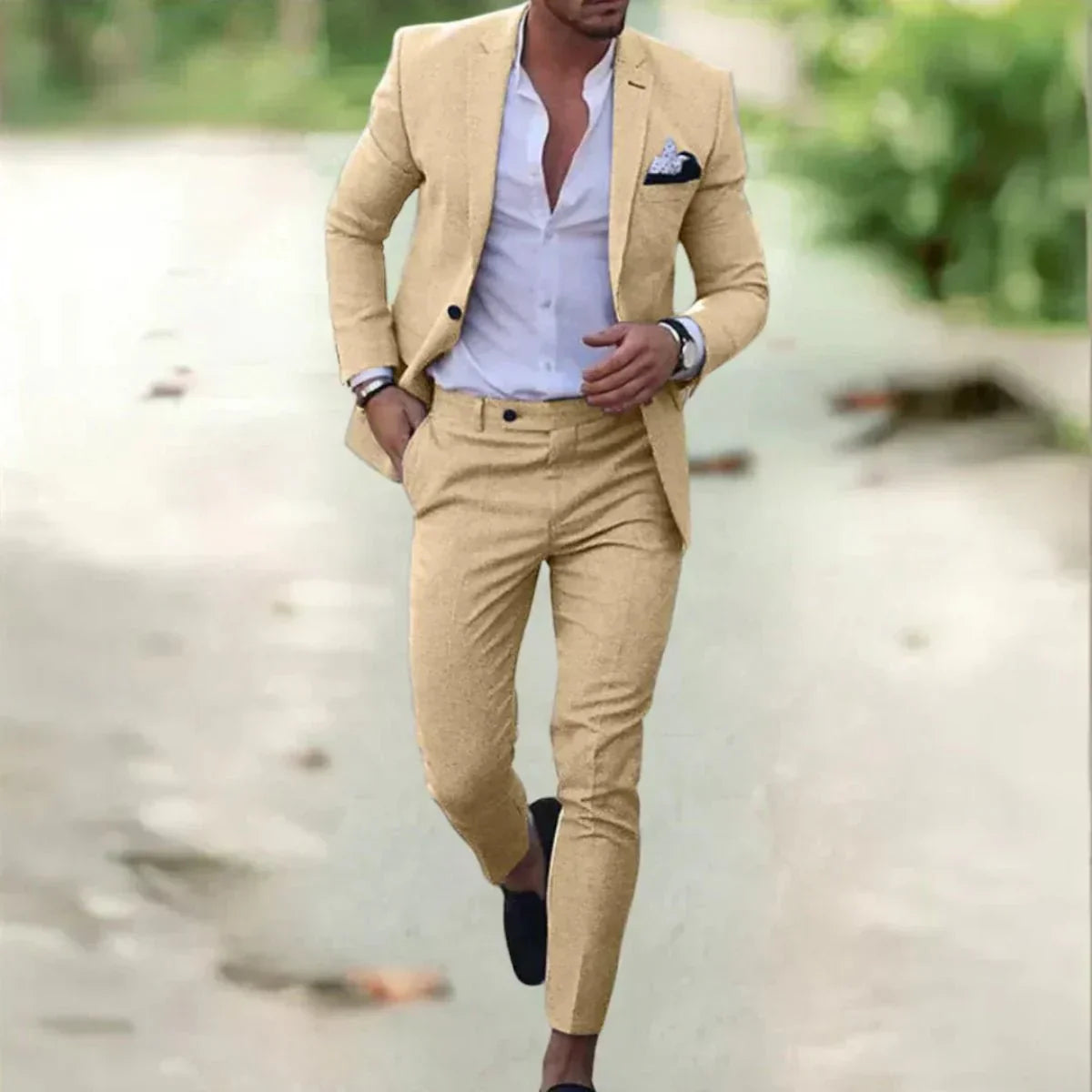 Cedric | Men's Tailored Two-Piece Notch-Lapel Suit
