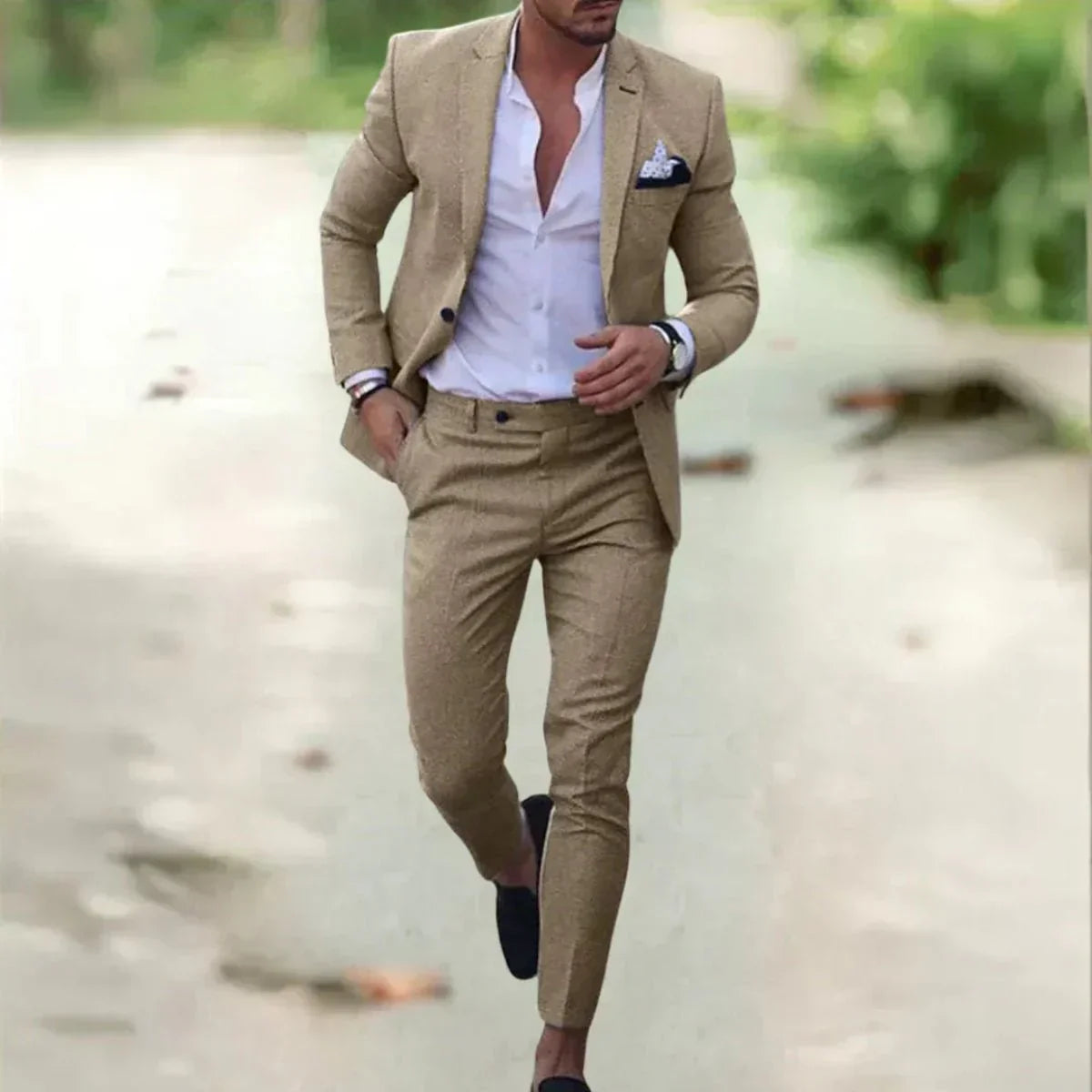 Cedric | Men's Tailored Two-Piece Notch-Lapel Suit