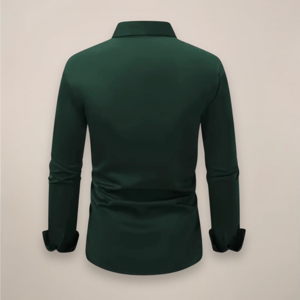 Button Down Collar Shirt Cotton Blend Long Sleeve Tailored Fit Smart Casual