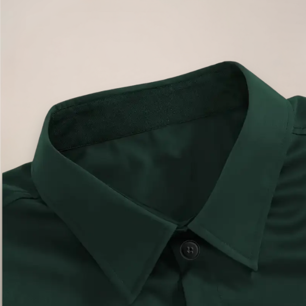 Button Down Collar Shirt Cotton Blend Long Sleeve Tailored Fit Smart Casual