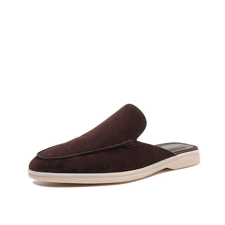 Mule Suede Open Back Slip On