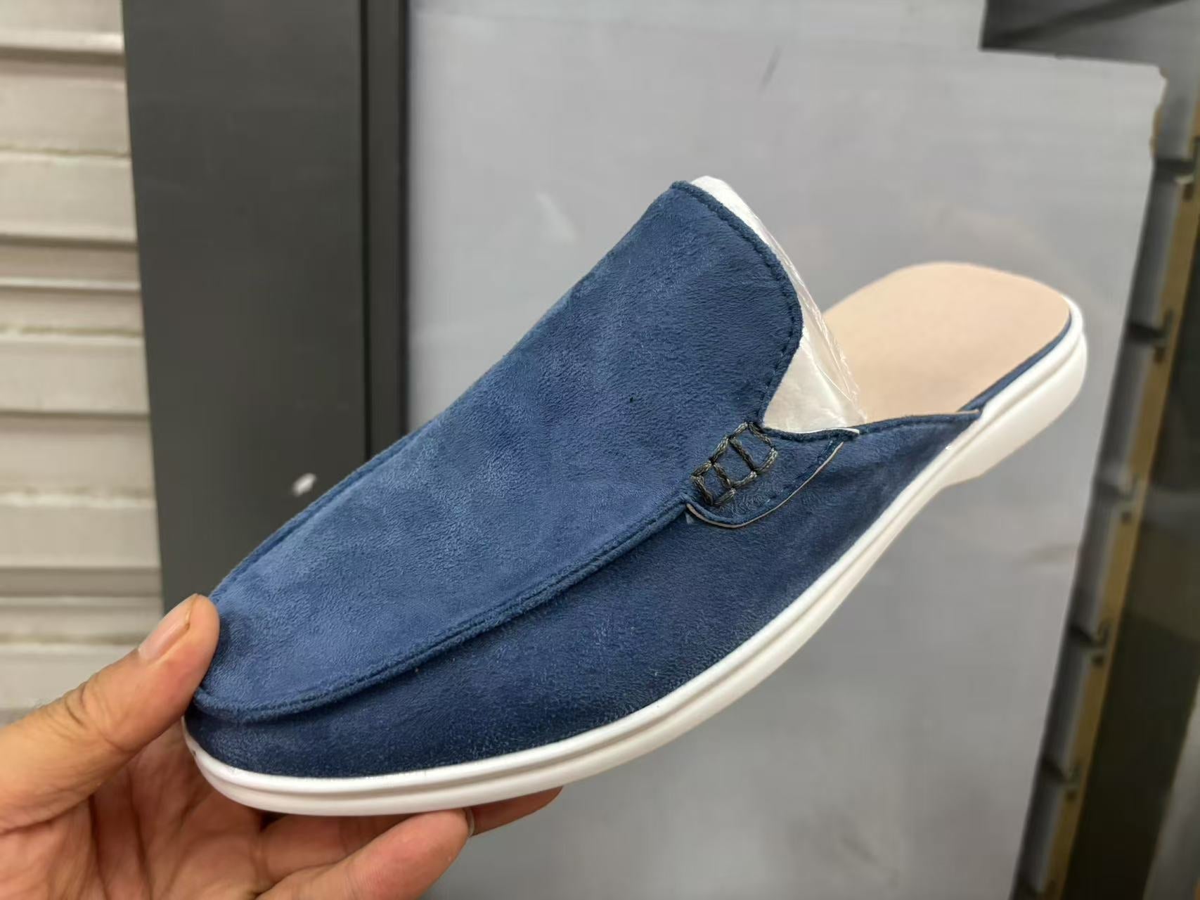 Mule Suede Open Back Slip On