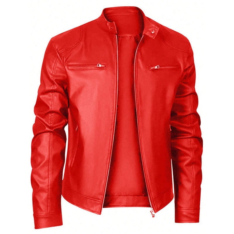 Jacket Leather Rider Structured Fit