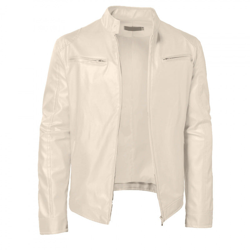 Jacket Leather Rider Structured Fit