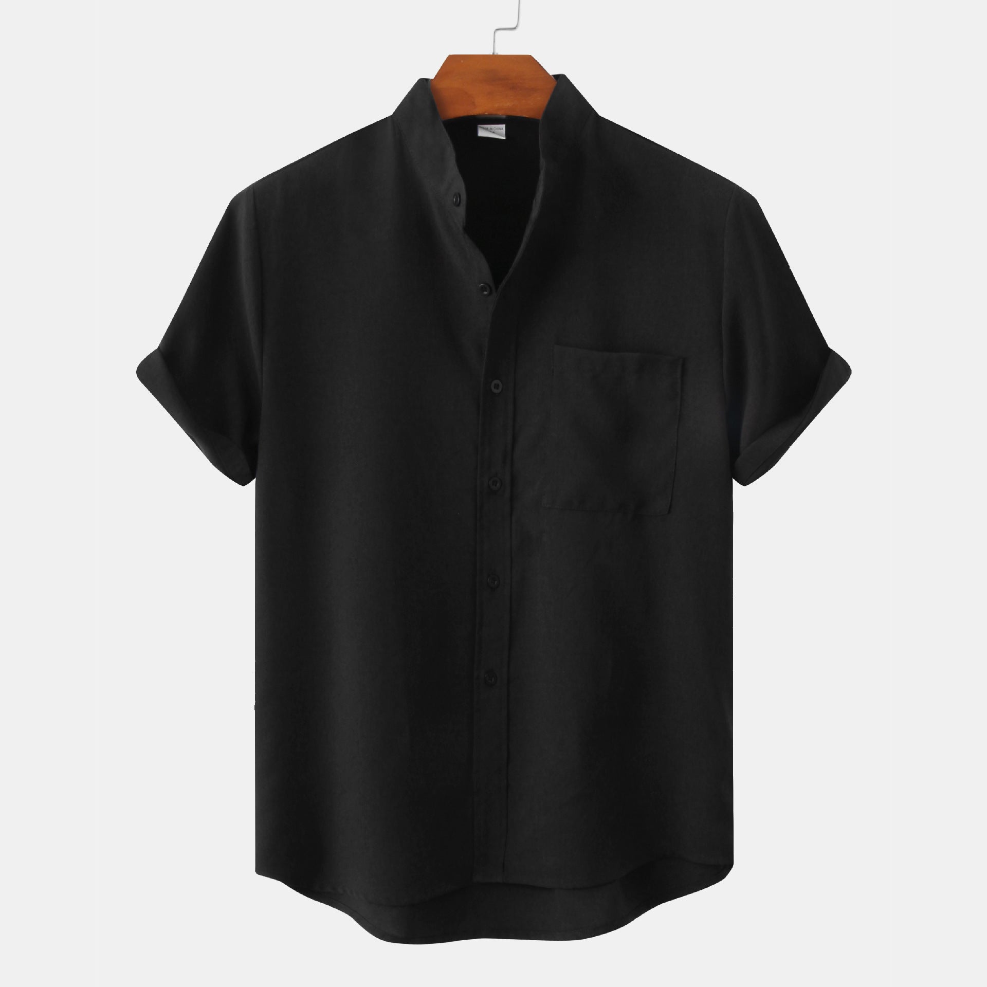 Polo Shirt Linen Muscle Fit Short Sleeve