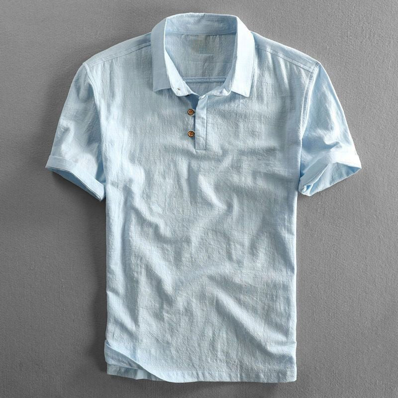 Men's Polo Shirt Cotton Classic Collar Regular Fit