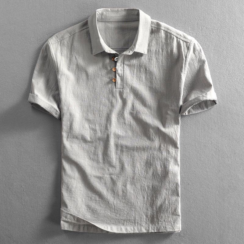 Men's Polo Shirt Cotton Classic Collar Regular Fit