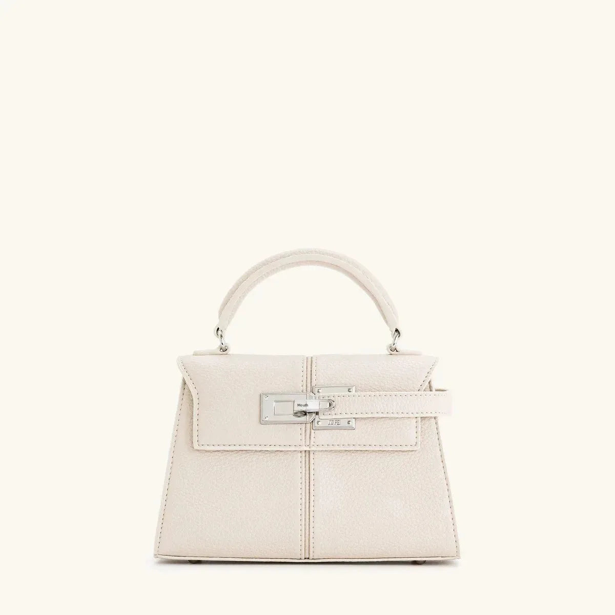 Women’s Crossbody Handbag with Gold-Tone Hardware