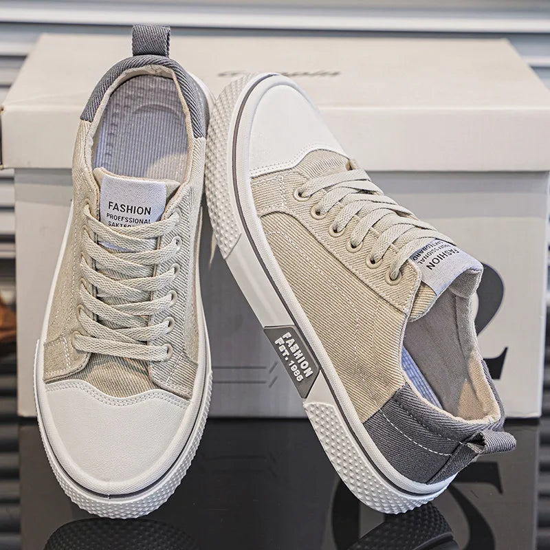 Men's Low-Top Lace-Up Skate Trainers original source photo 3