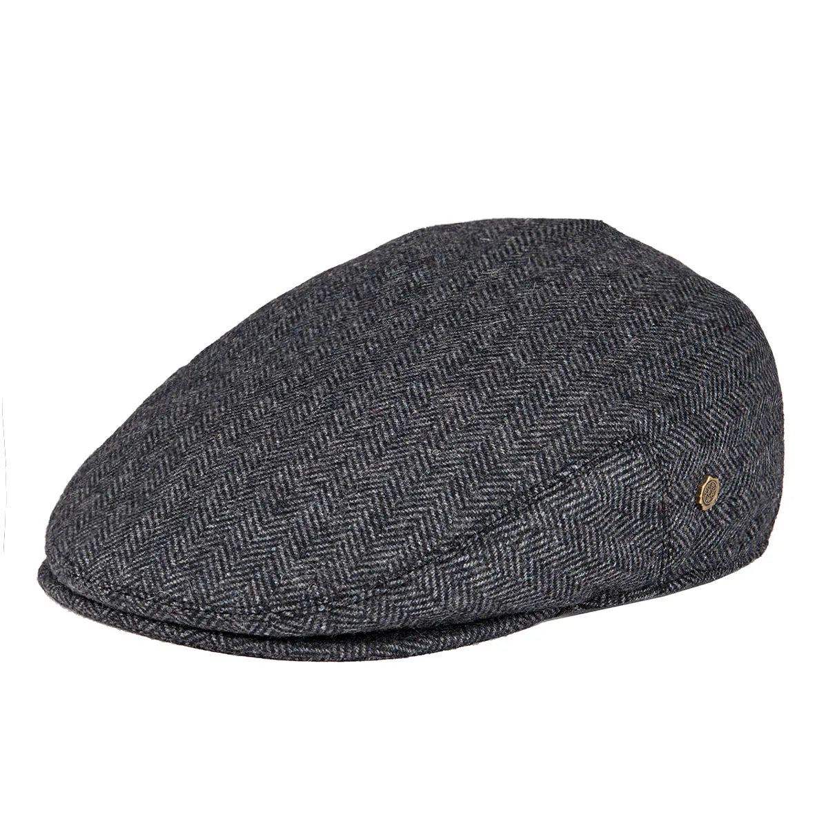 Men's Flat Cap Herringbone Texture Classic Style