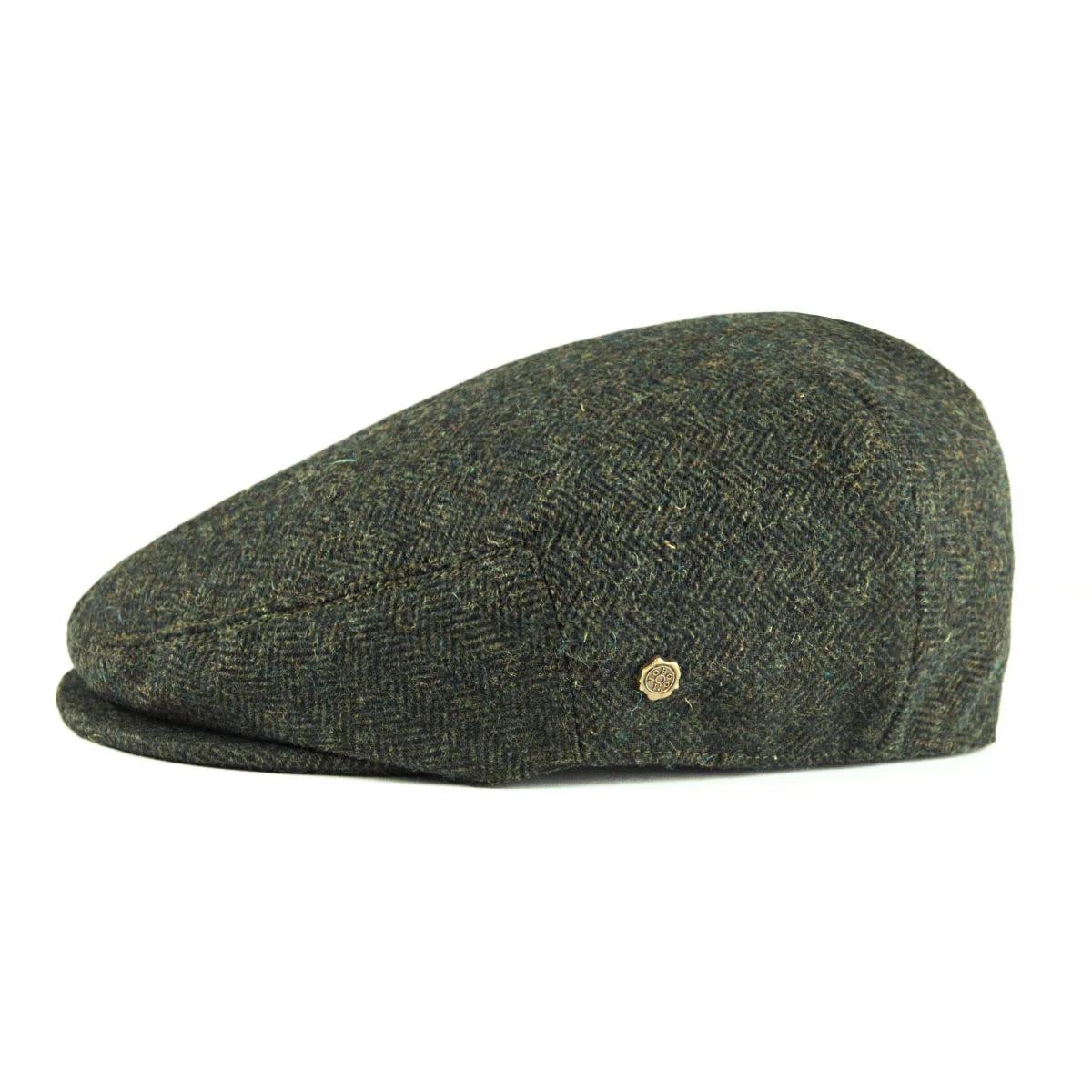 Men's Flat Cap Herringbone Texture Classic Style