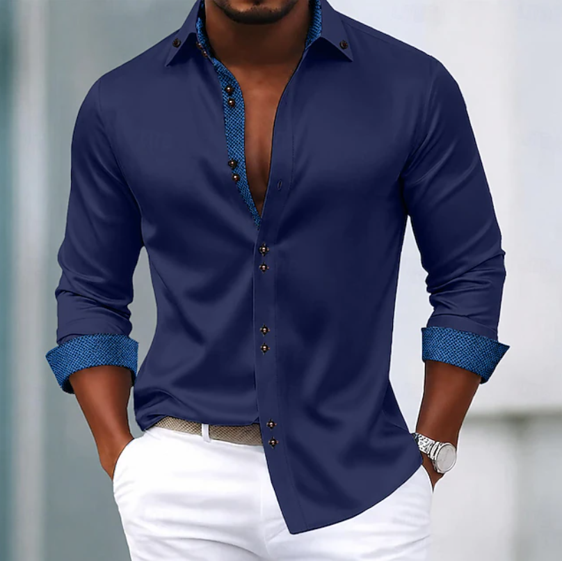 Hugh | Men's Classic Collar Everyday Shirt