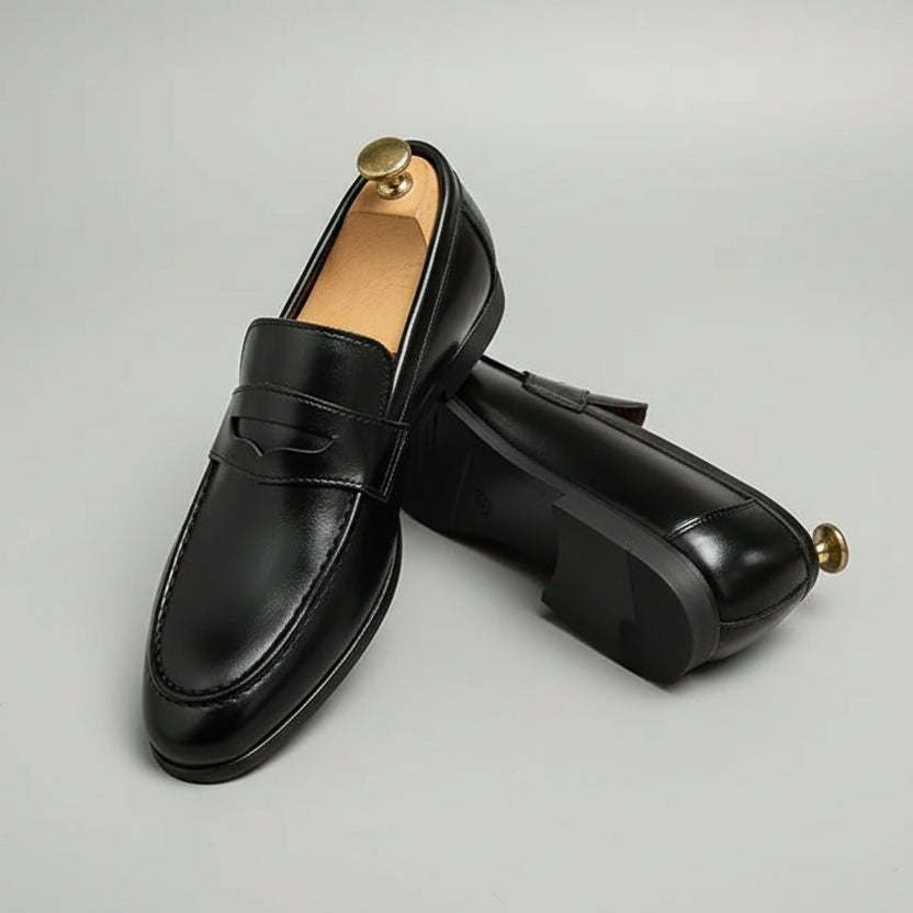 Mocassin en Similicuir à Enfiler Bas