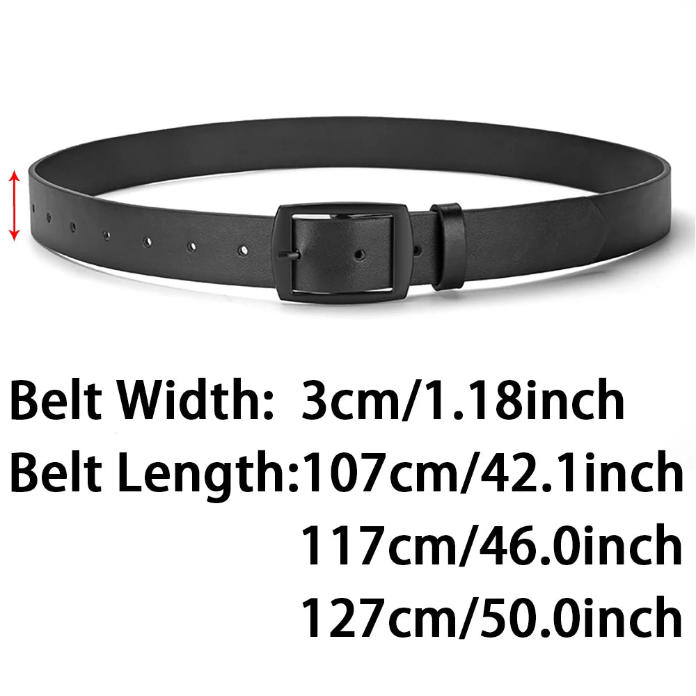 Belt Leather Metal Pin Buckle