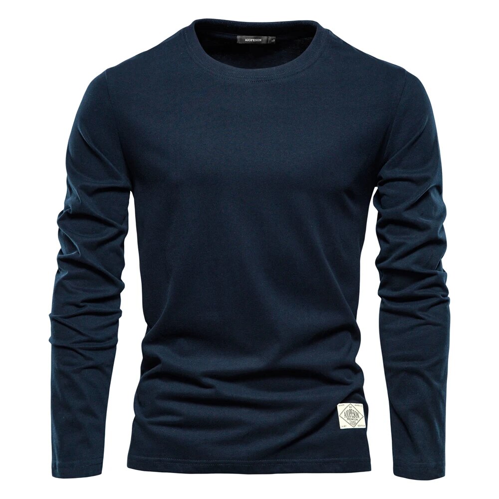Men's Sweatshirt Cotton Long Sleeve Crew Neck