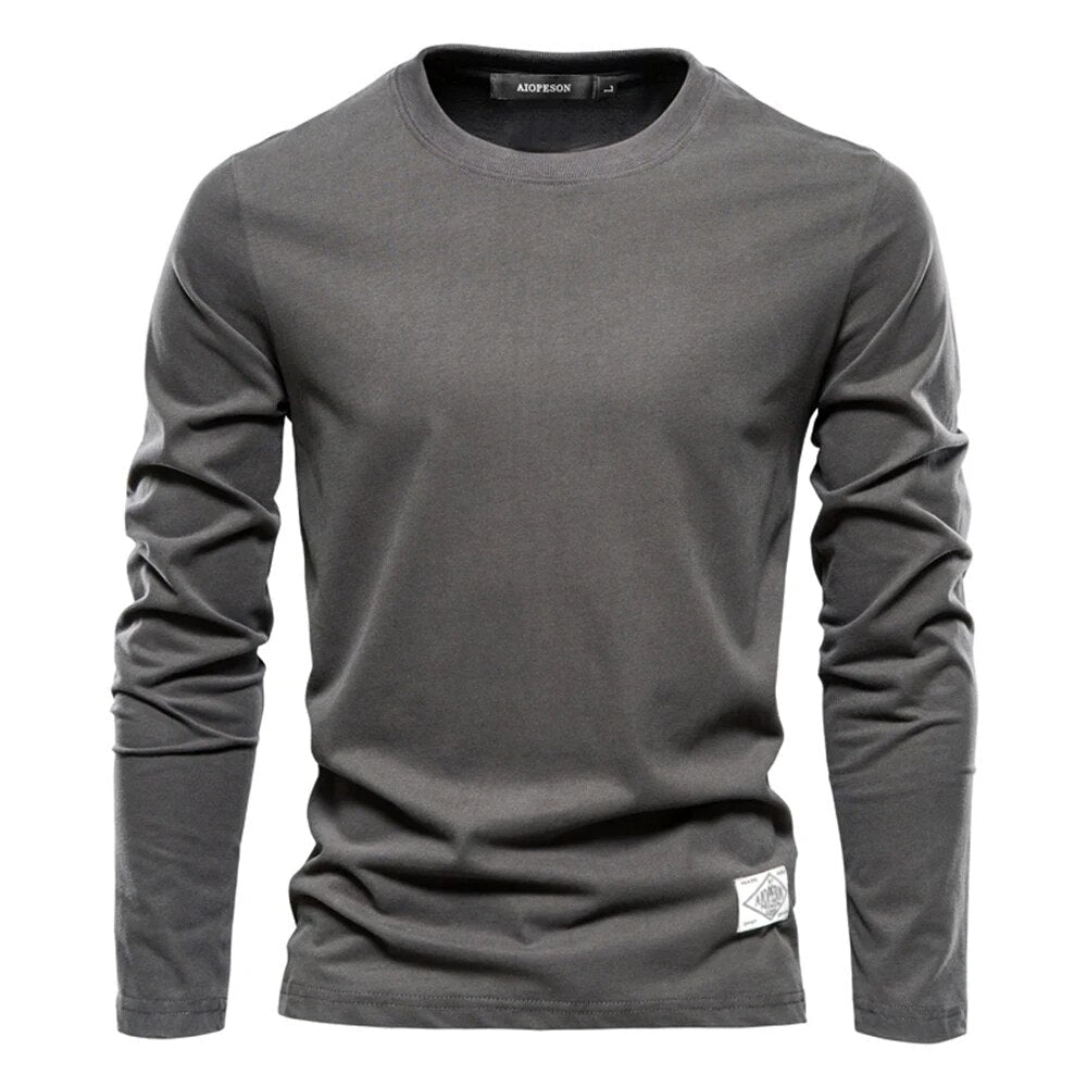 Men's Sweatshirt Cotton Long Sleeve Crew Neck