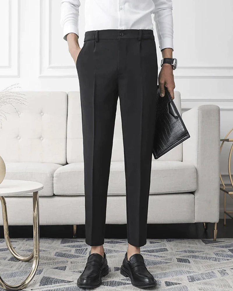 Formal Trousers Cotton Stretch Tailored Fit