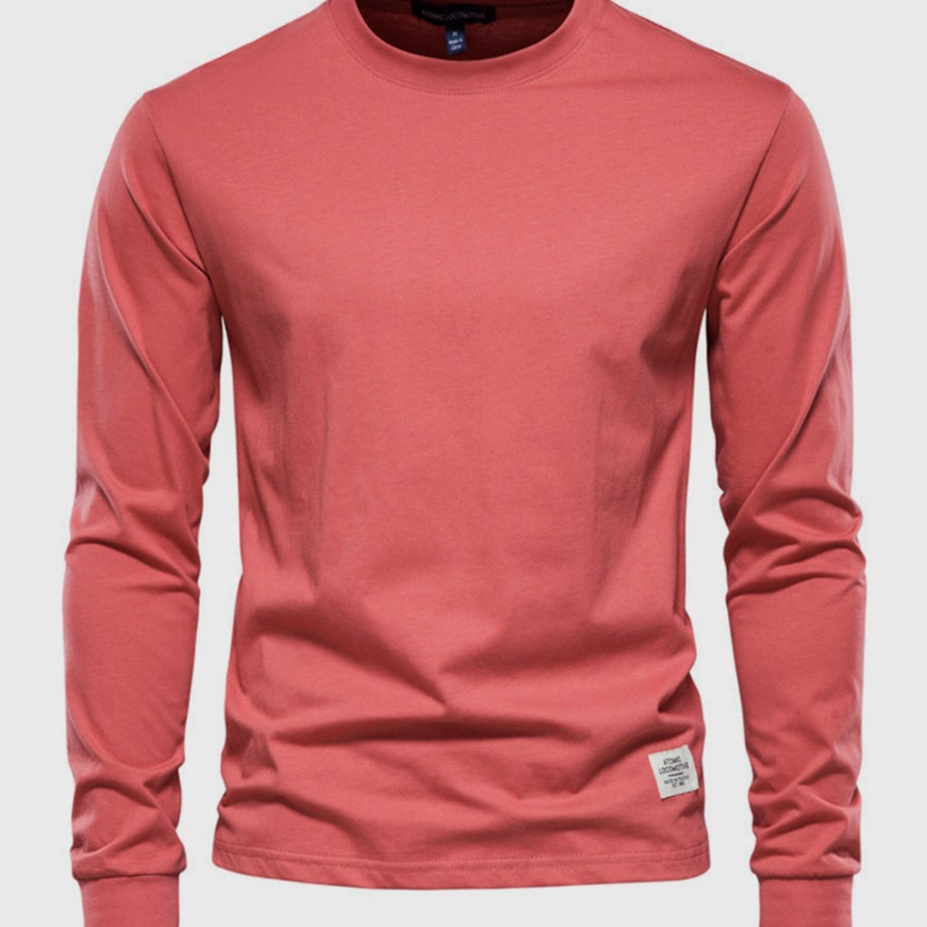 Men's Long Sleeve Crew Neck Sweater Comfortable Fit