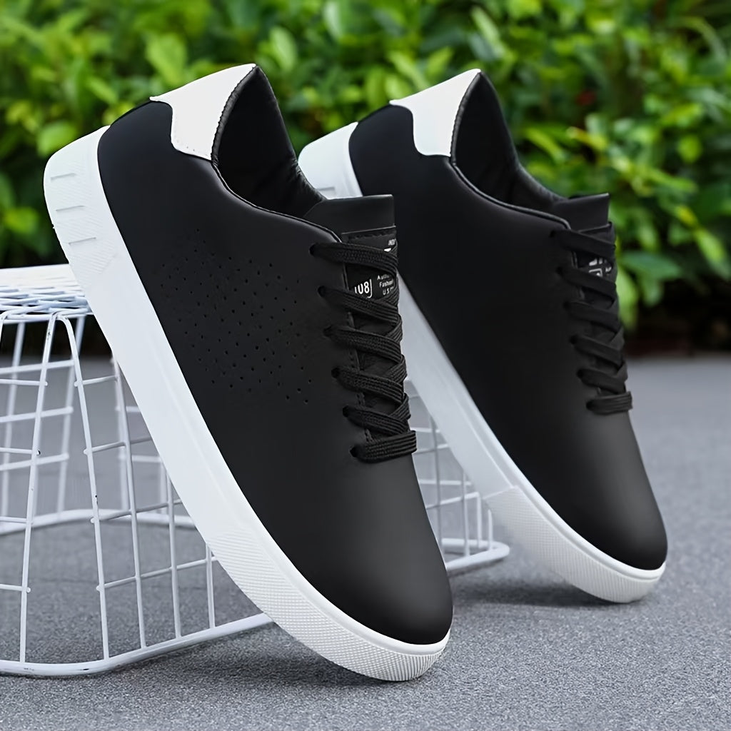 Men's Clean Low-Top Lace-Up Trainers source view 2