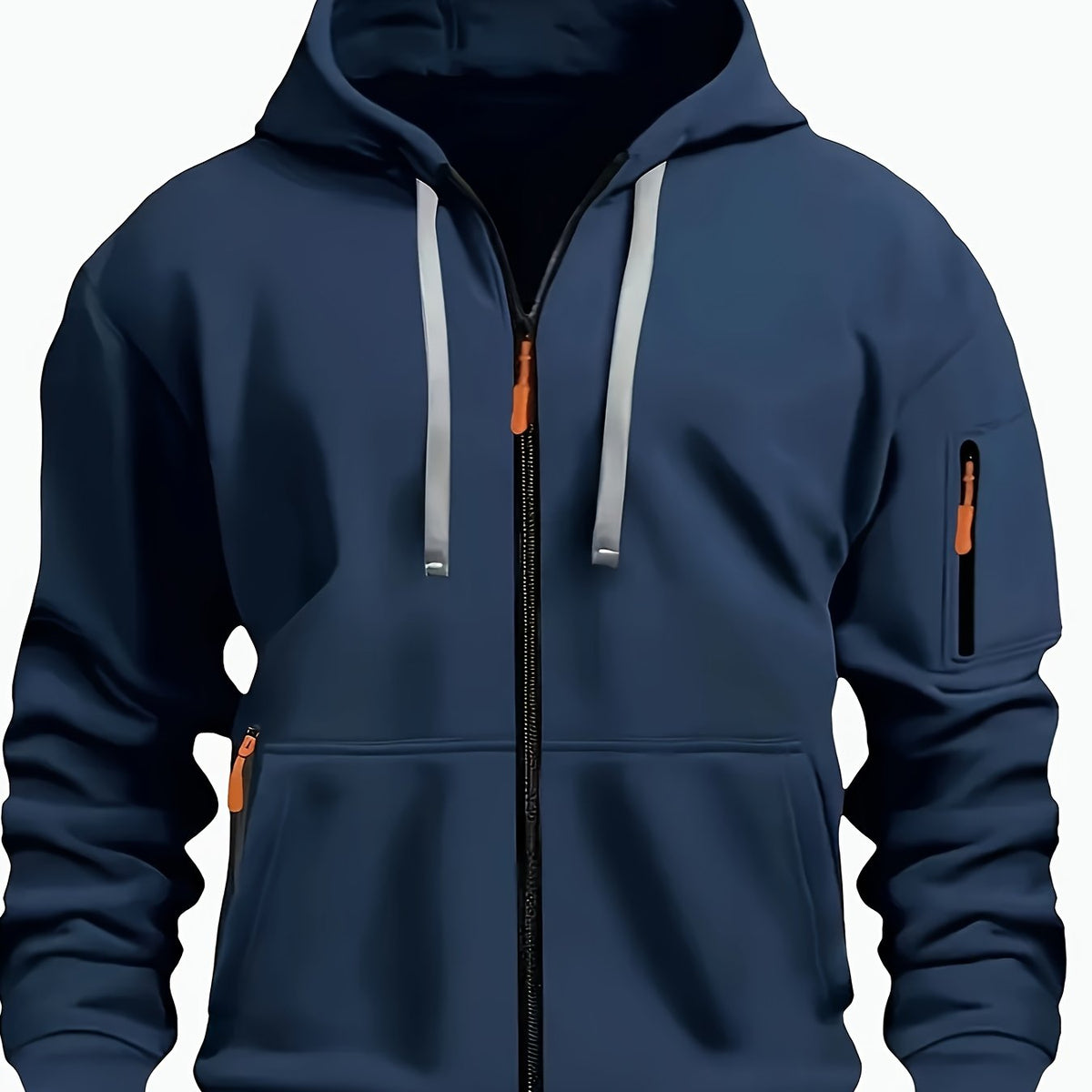 Douglas men's zip-up hoodie - Navy