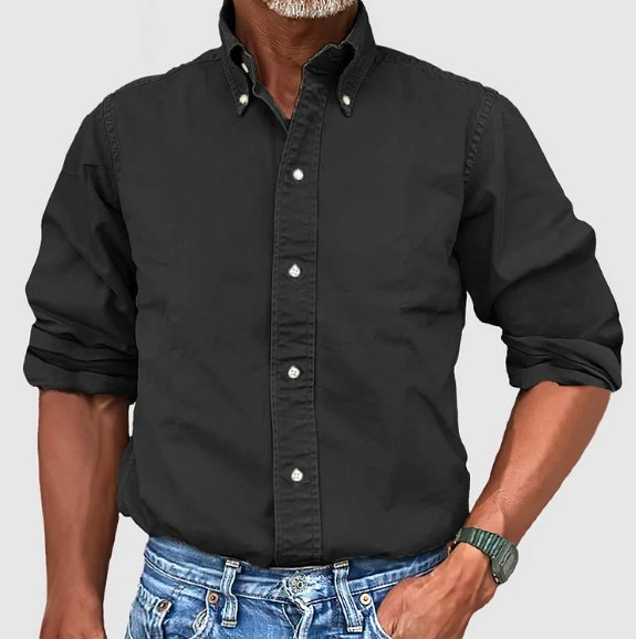 Rupert men's classic shirt - Black