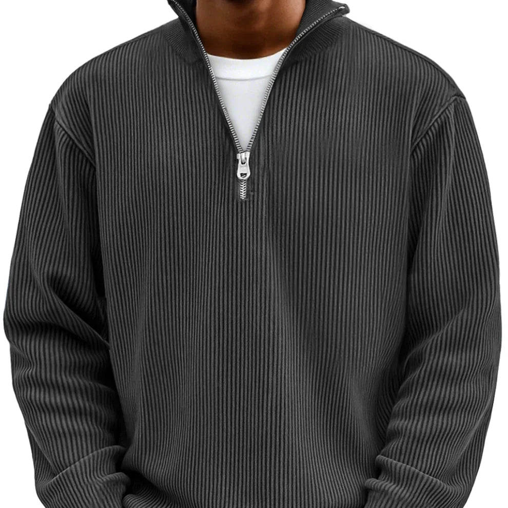 Stanley half-zip jumper - Black