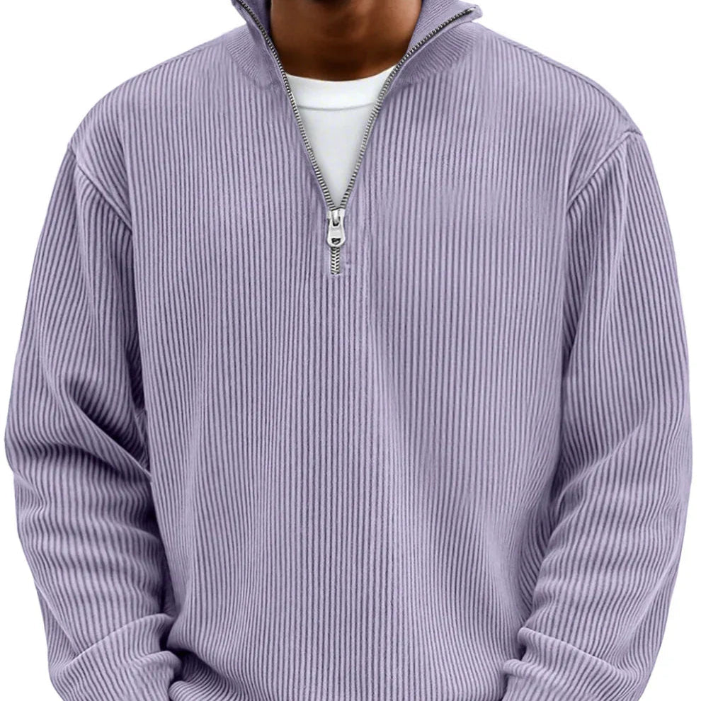 Stanley half-zip jumper - Purple